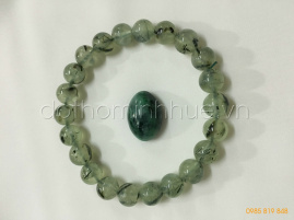 Vòng tay TA tóc xanh & Mặt ngọc