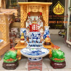 Ban thần tài mái bằng 48