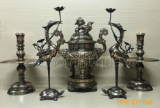 Bộ đỉnh đồng ngũ sự - Đồng đỏ trạm 60