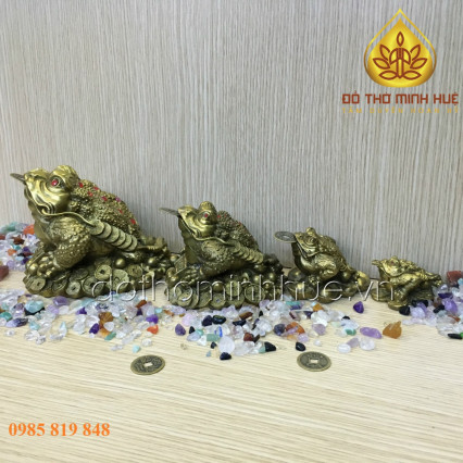 Cóc đồng phong thủy - Bộ 1245