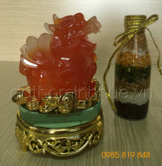 Cóc Tỳ hưu tài lộc - Đỏ bé