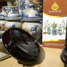 Bộ CÓC TỲ HƯU TÀI LỘC kèm ĐẾ GỖ 115