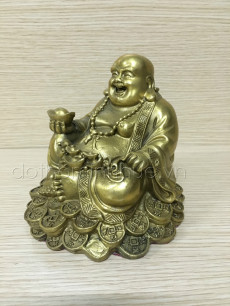 Tượng Di lặc ngồi tiền