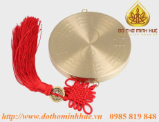 GƯƠNG BÁT QUÁI ĐỒNG LỒI - nút phong thủy may mắn dây xu