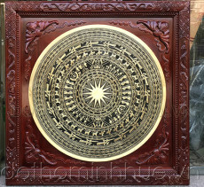 Trống đồng - mặt đúc