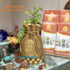 Túi tiền đồng phong thủy H145